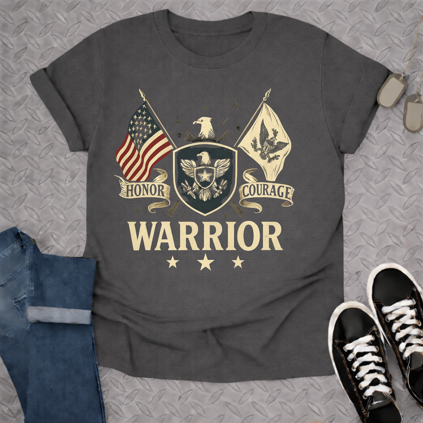 honor courage warrior tshirt