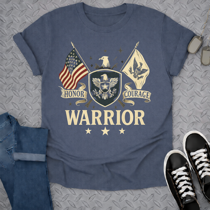 honor courage warrior tshirt