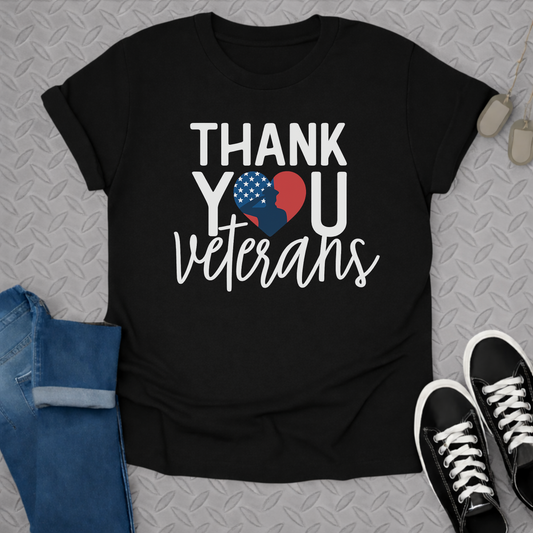 thank you veterans tshirt