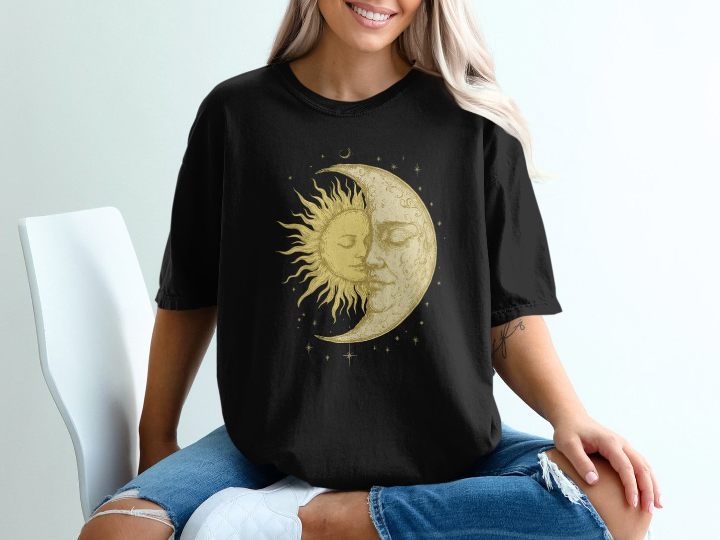 Sun and Moon Graphic Casual Wear Shirt product