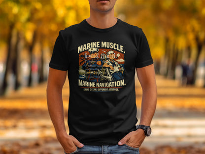 Marine Muscle Marine Navigation T-shirt