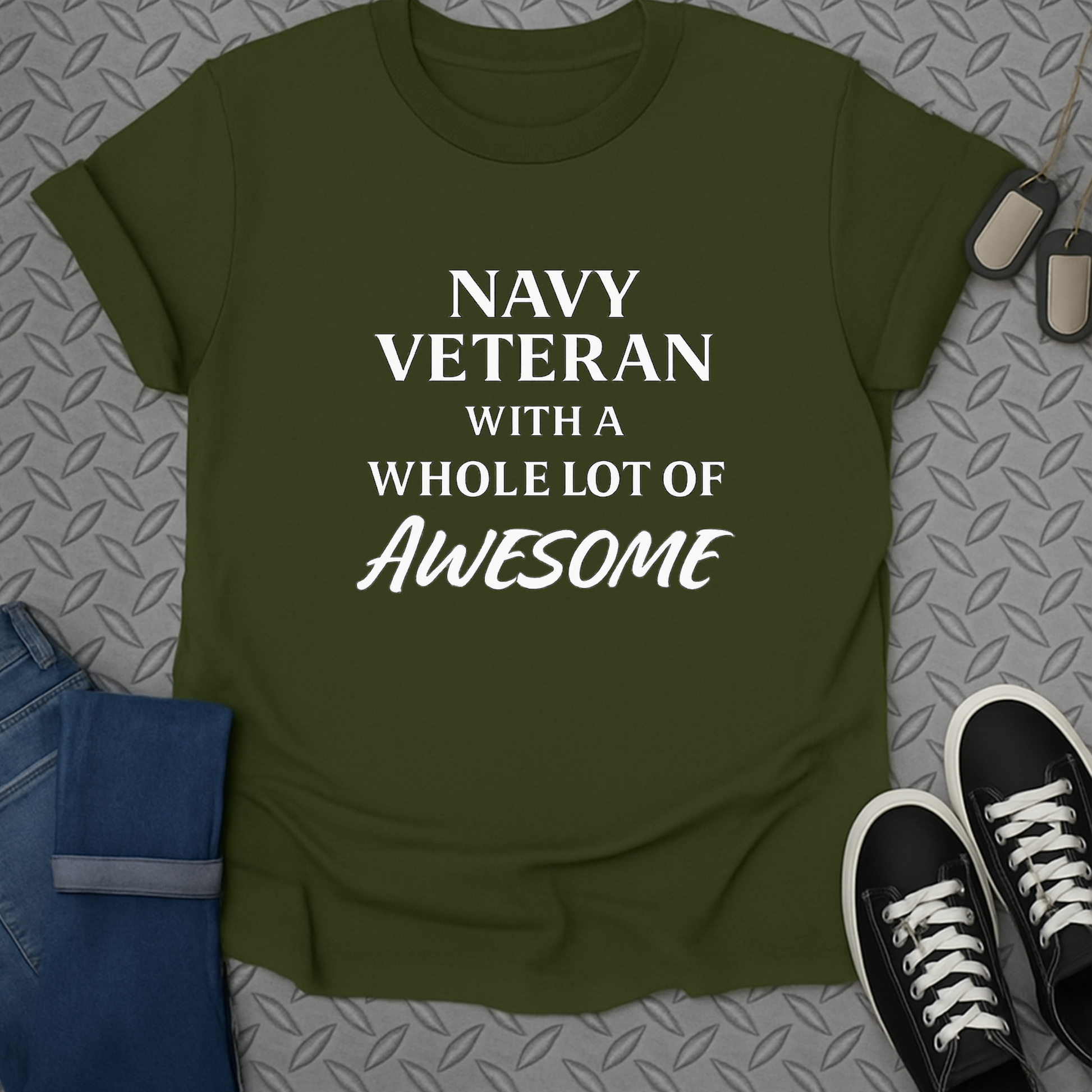 Navy Veteran With A Whole Lot Of Awesome Shirt