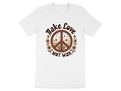 Make Love Not War Peace Sign Graphic Tee product