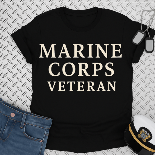 Marine Corps Veteran T-Shirt Perfect for Veterans