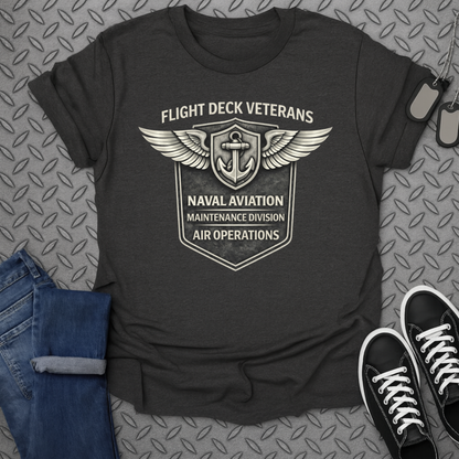 Flight deck veterans tshirt
