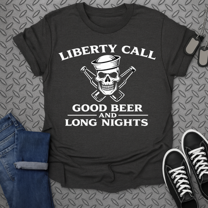 Liberty call good beer tshirt