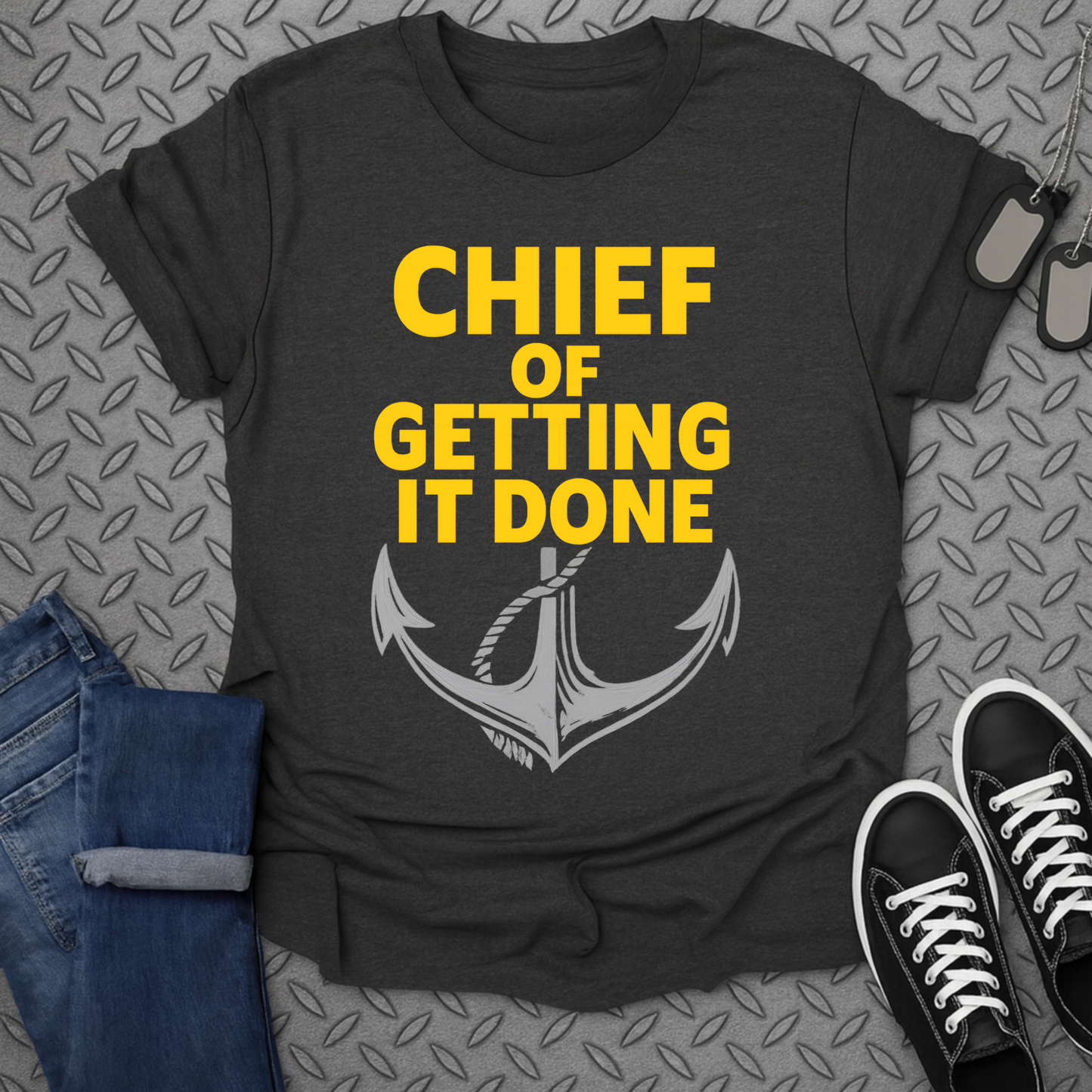 chief of getting it done tshirt