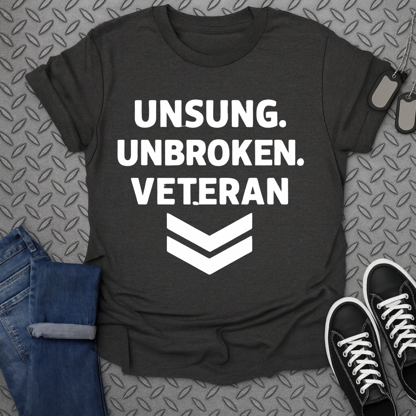 unsung unbroken veteran tshirt