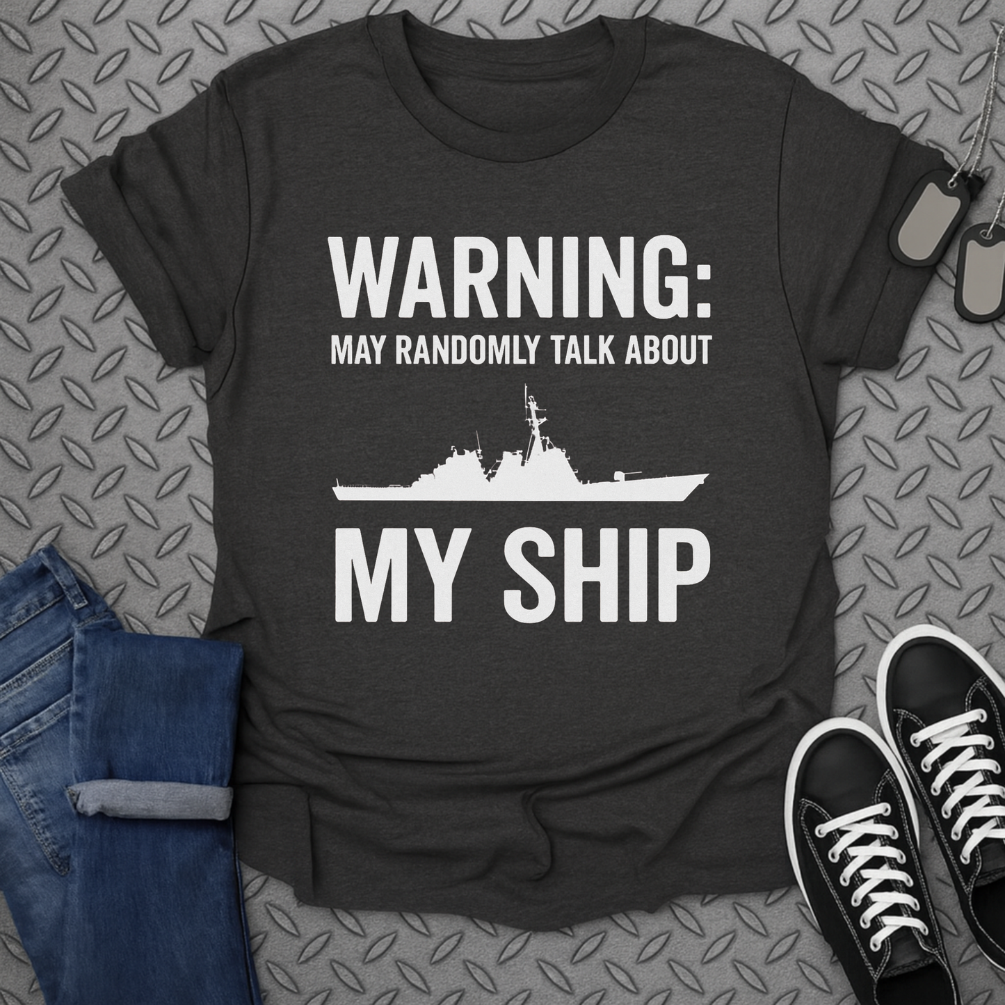 warning may randomly talk about my ship tshirt