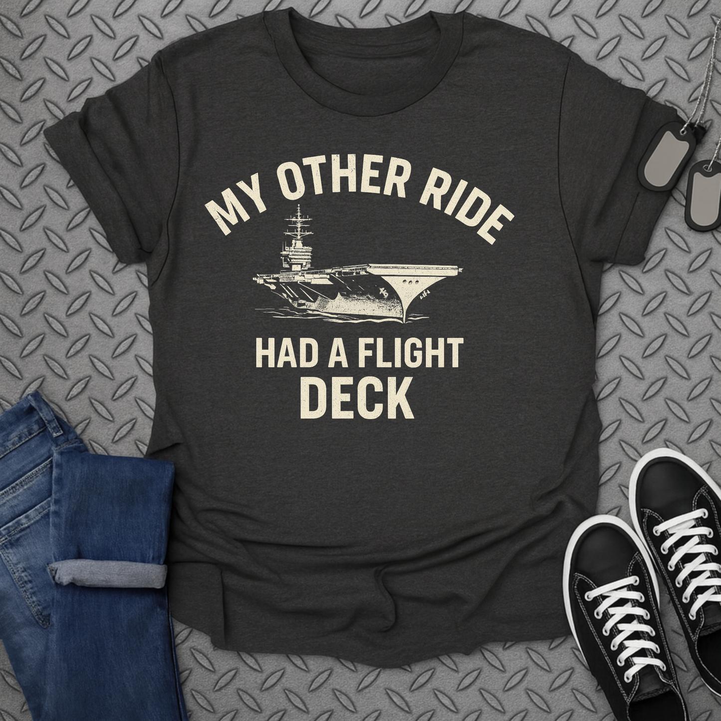 my other ride had a flight deck tshirt