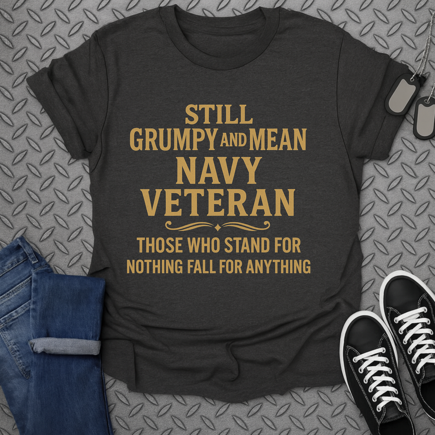 still grumpy and mean navy veteran tshirt