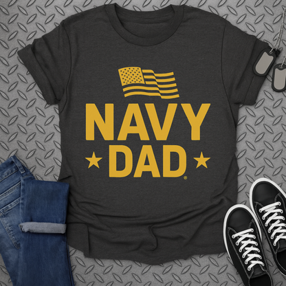 navy dad tshirt