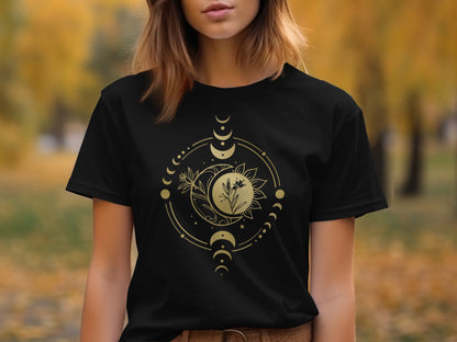 mystic moon and sun tshirt
