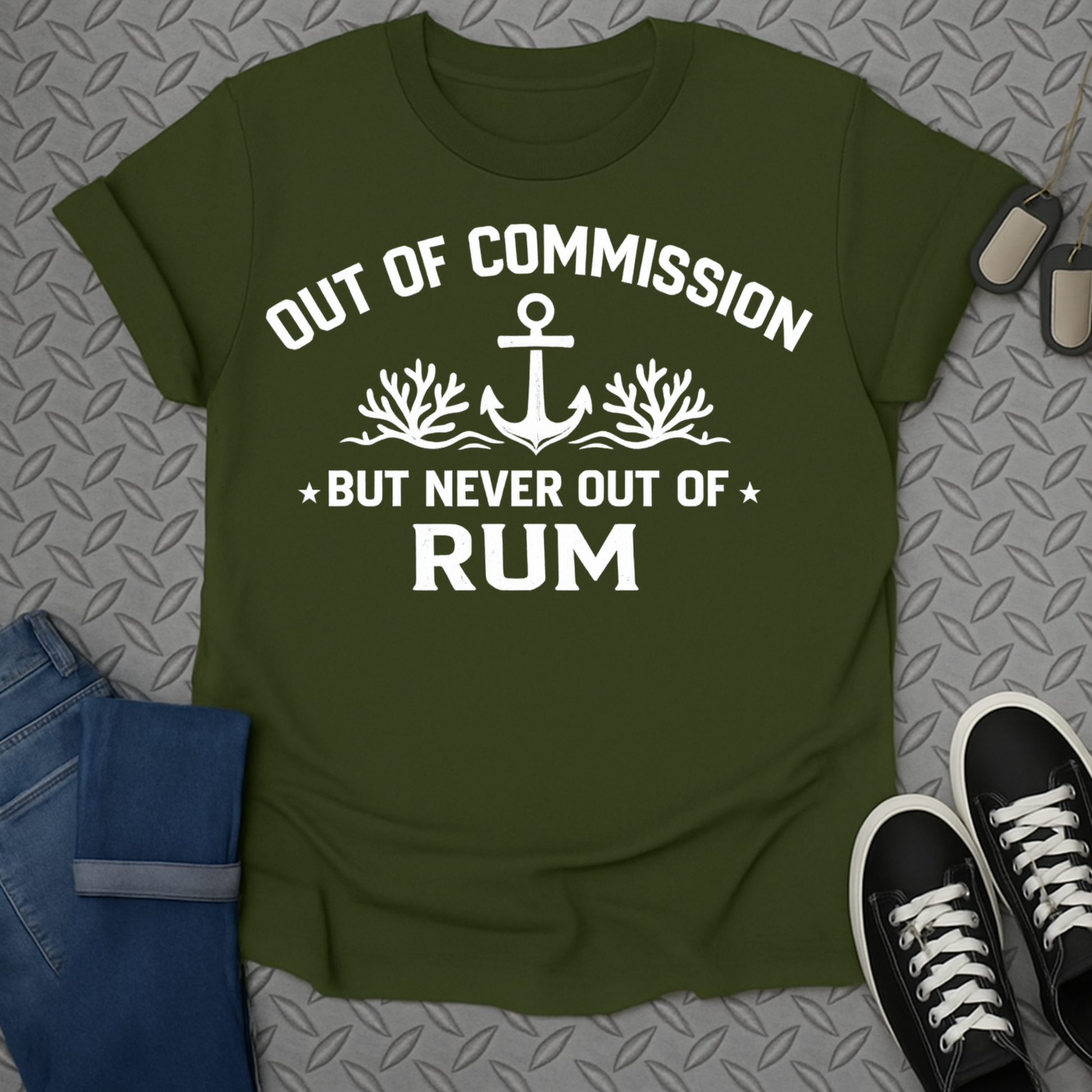 Out Of Commission But Never Out Of Rum T-Shirt