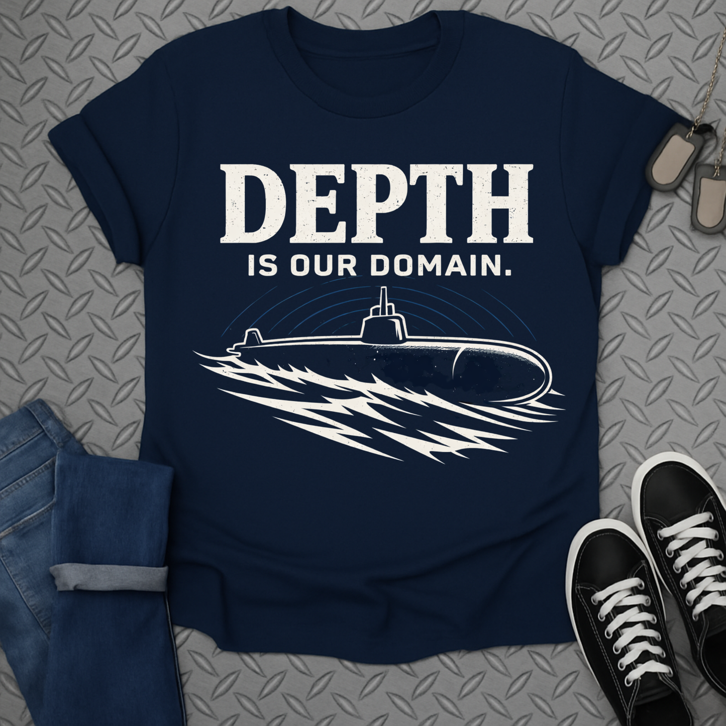 Depth Is Our Domain Submarine Graphic T-shirt
