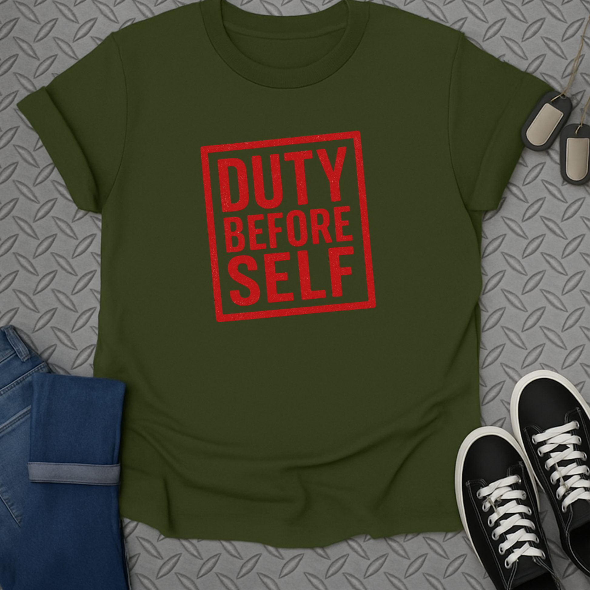 Duty Before Self T-Shirt Motivational Shirt