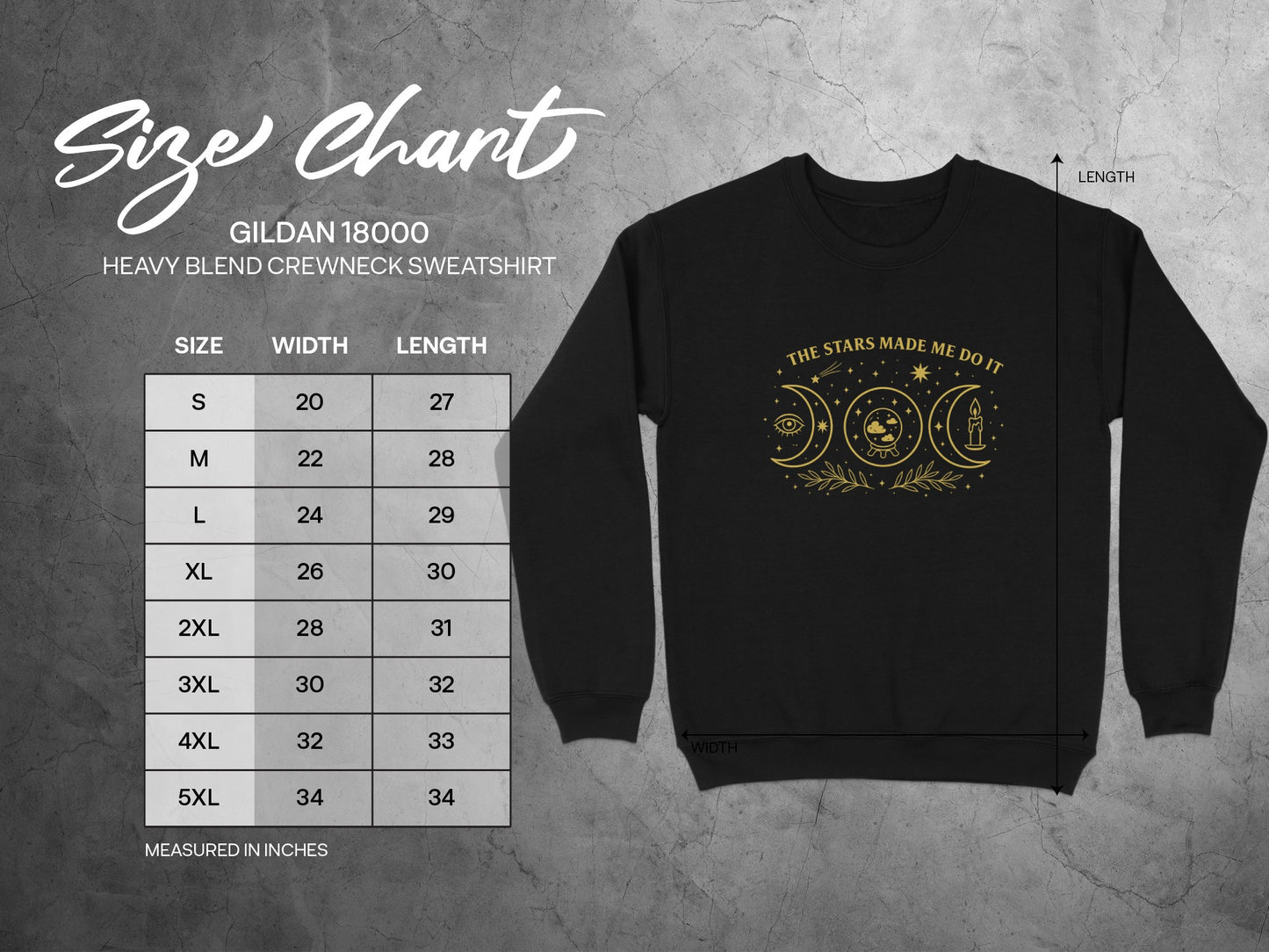 The Stars Made Me Do It crewneck sweatshirt product
