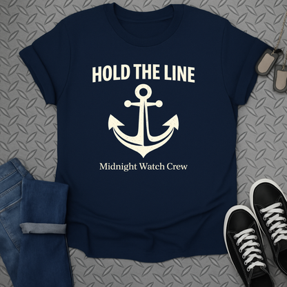 Hold The Line Midnight Watch Crew Graphic Tee