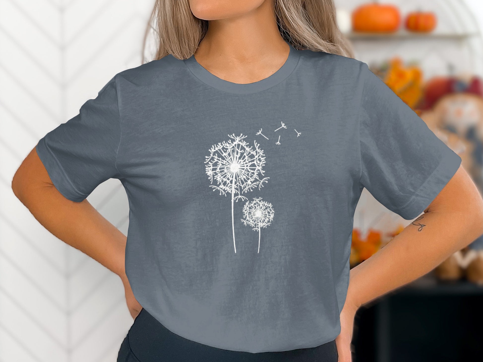 Dandelion Graphic Design Comfortable Casual T-Shirt product