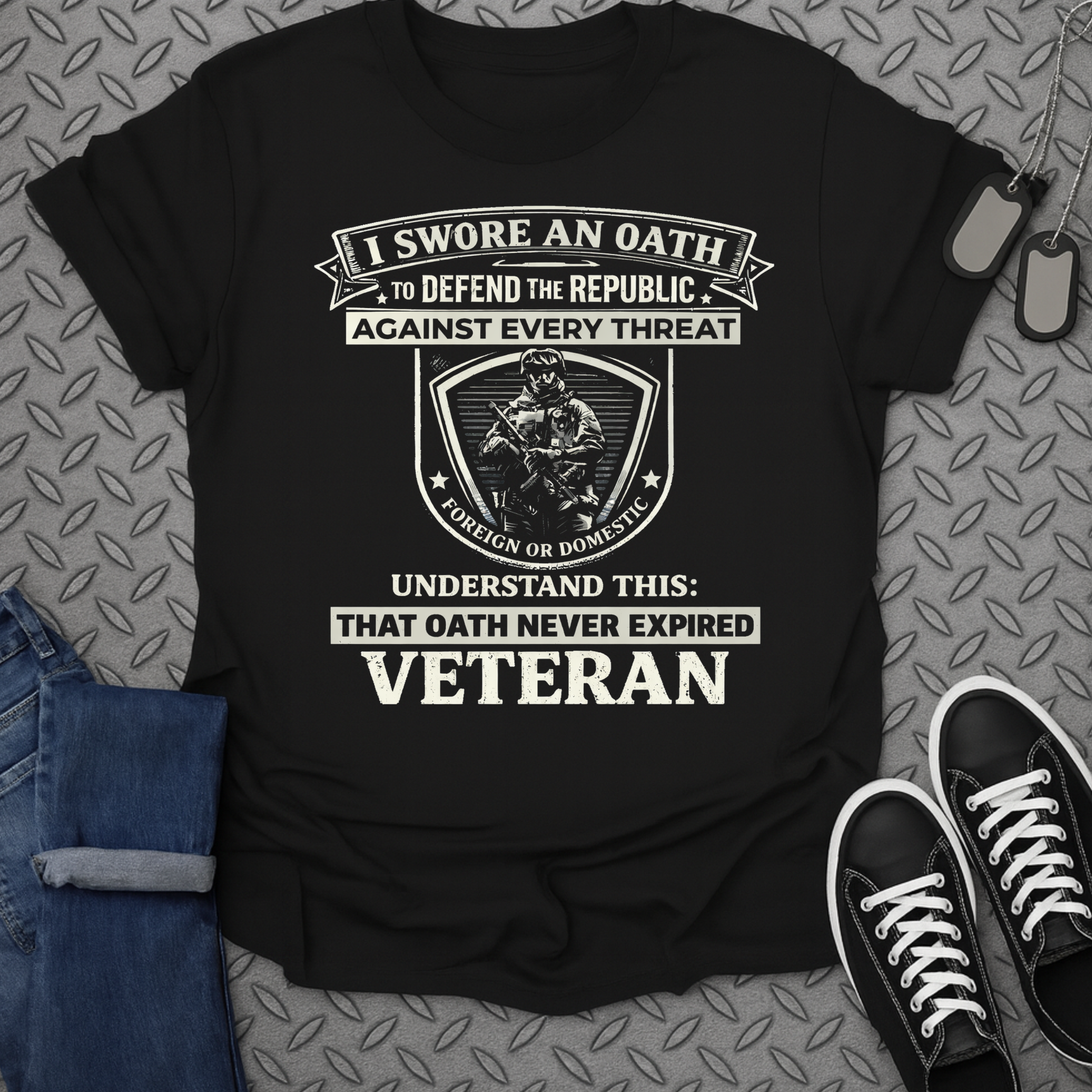 I Swore An Oath The Republic Against Every Threat Veteran Shirt