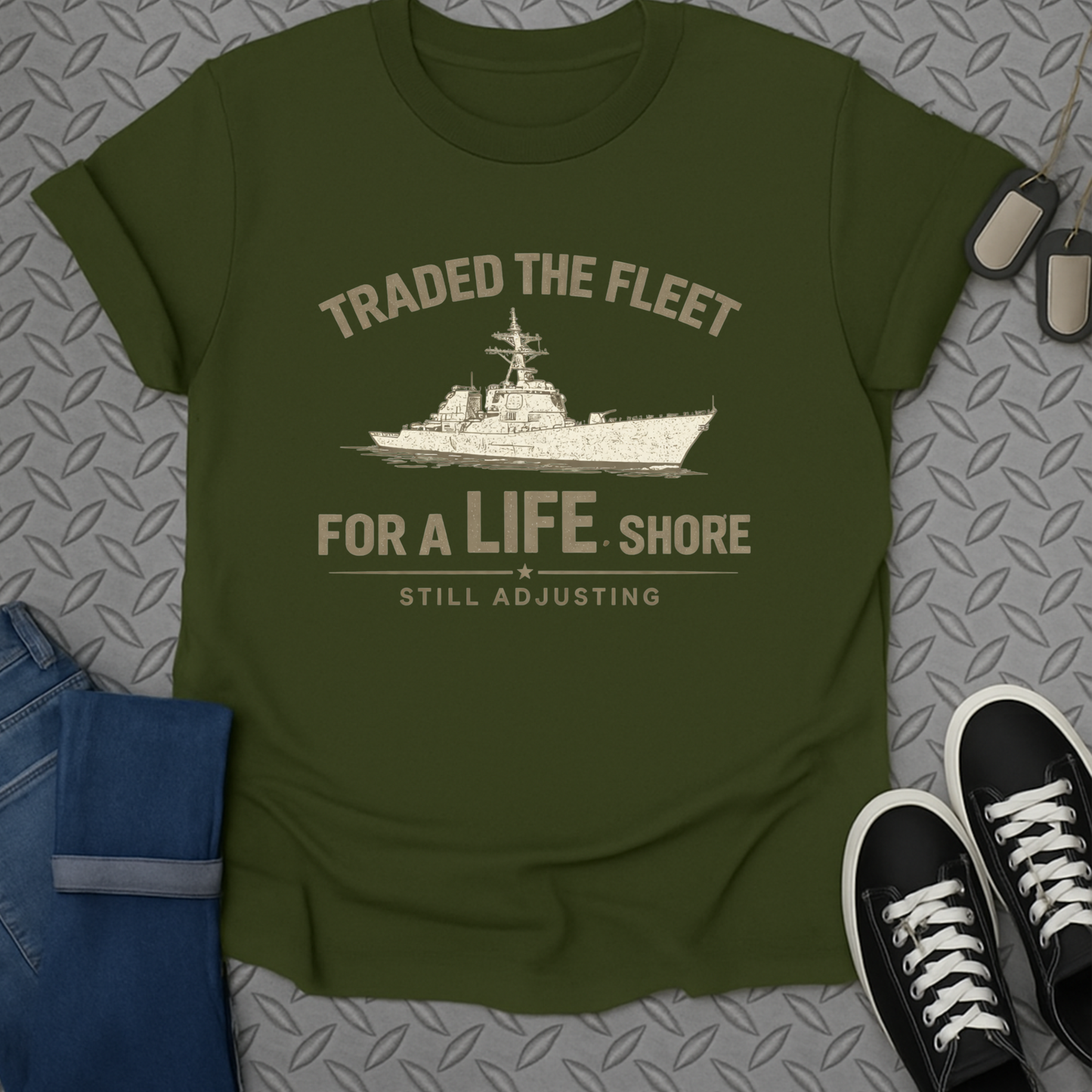 Traded the Fleet for a Life Shore Still Adjusting Shirt