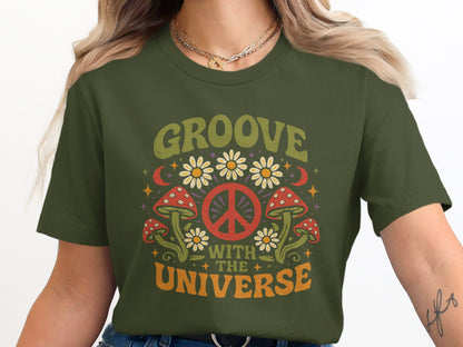 Groove With The Universe Peace Sign T-Shirt product type