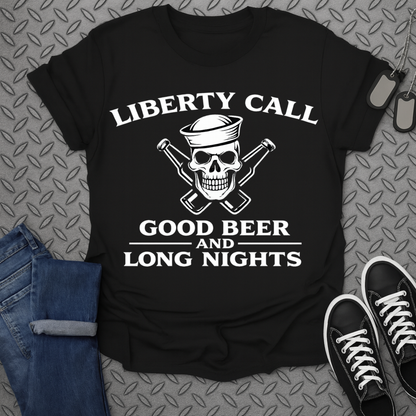Liberty call good beer tshirt
