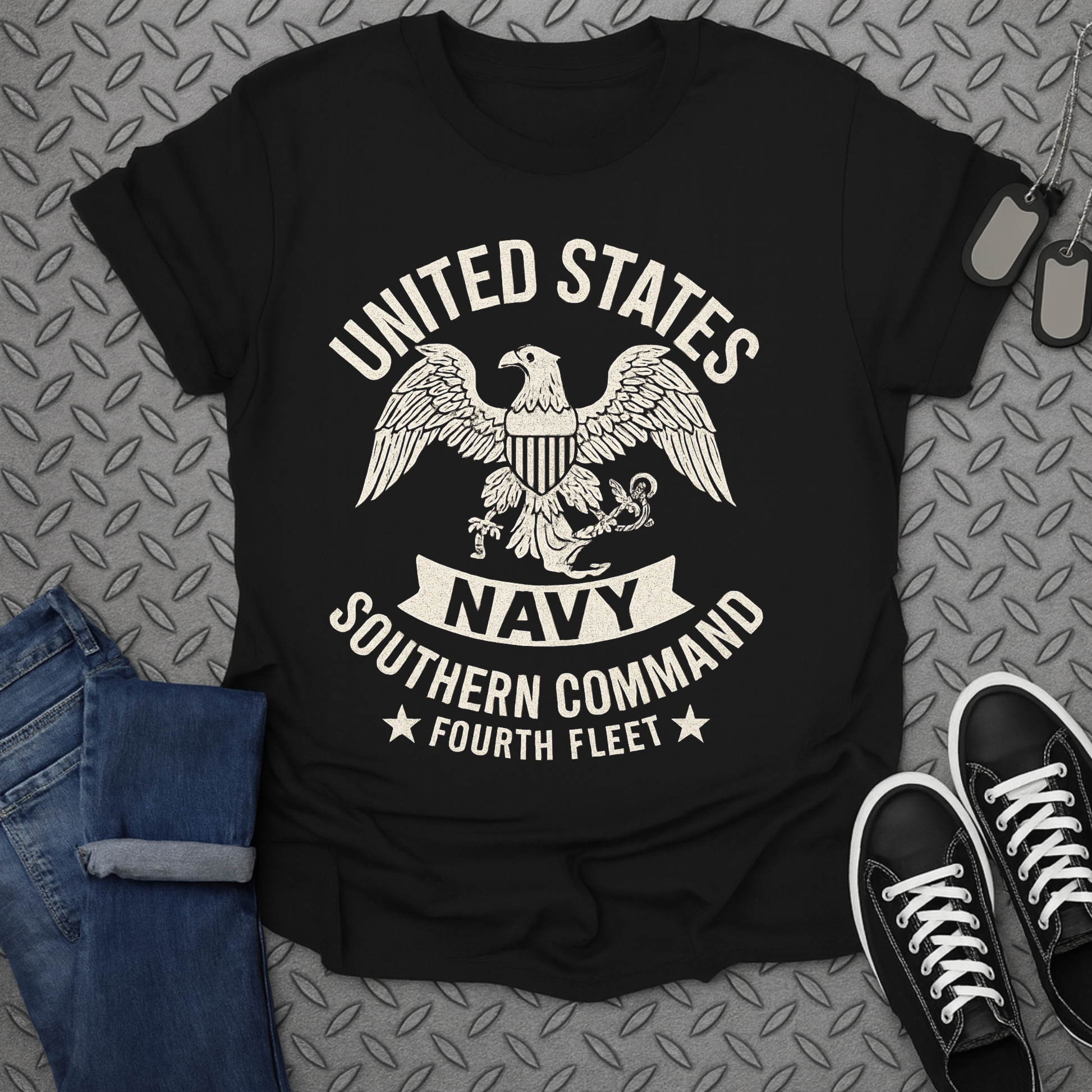 United States Navy Southern Command Fourth Fleet Shirt