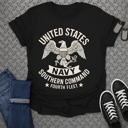 United States Navy Southern Command Fourth Fleet Shirt