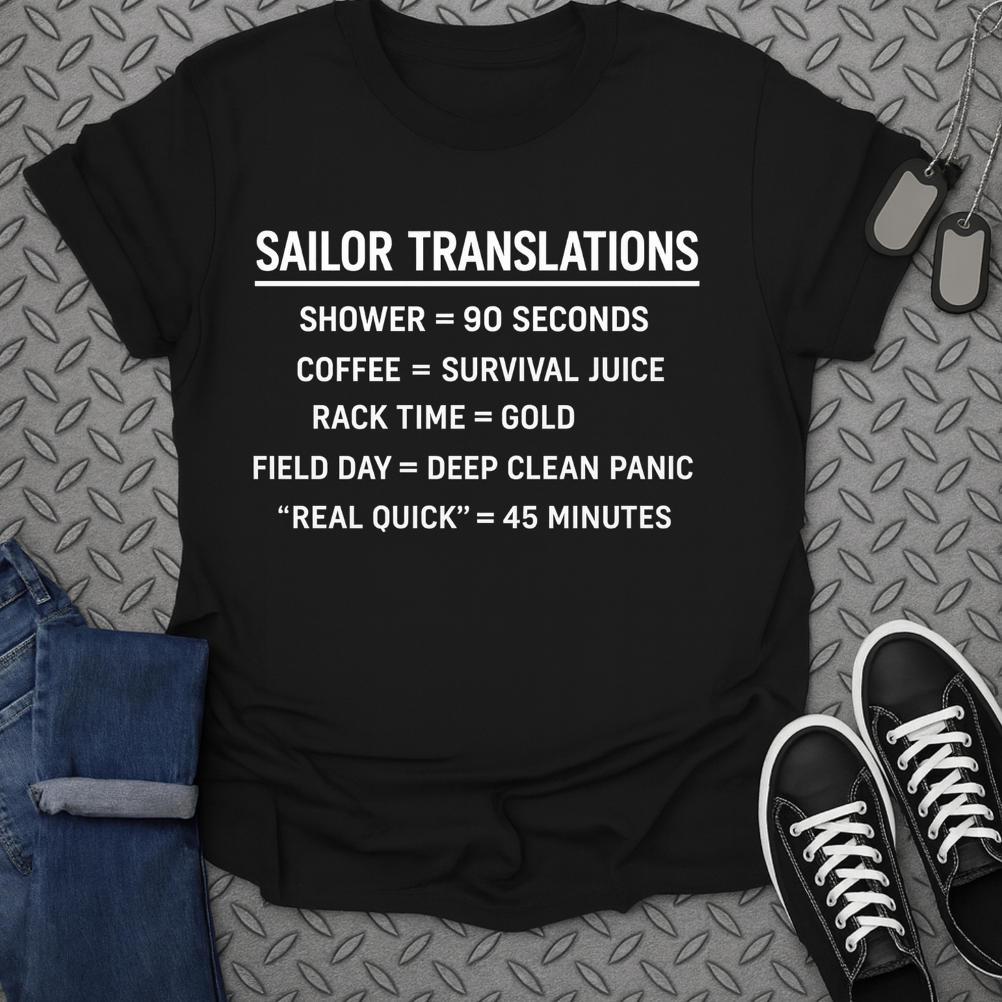 Sailor Translations Funny Quote Shirt for Navy Enthusiasts