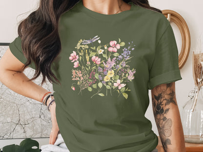 Beautiful Nature Inspired Floral Graphic Shirt product