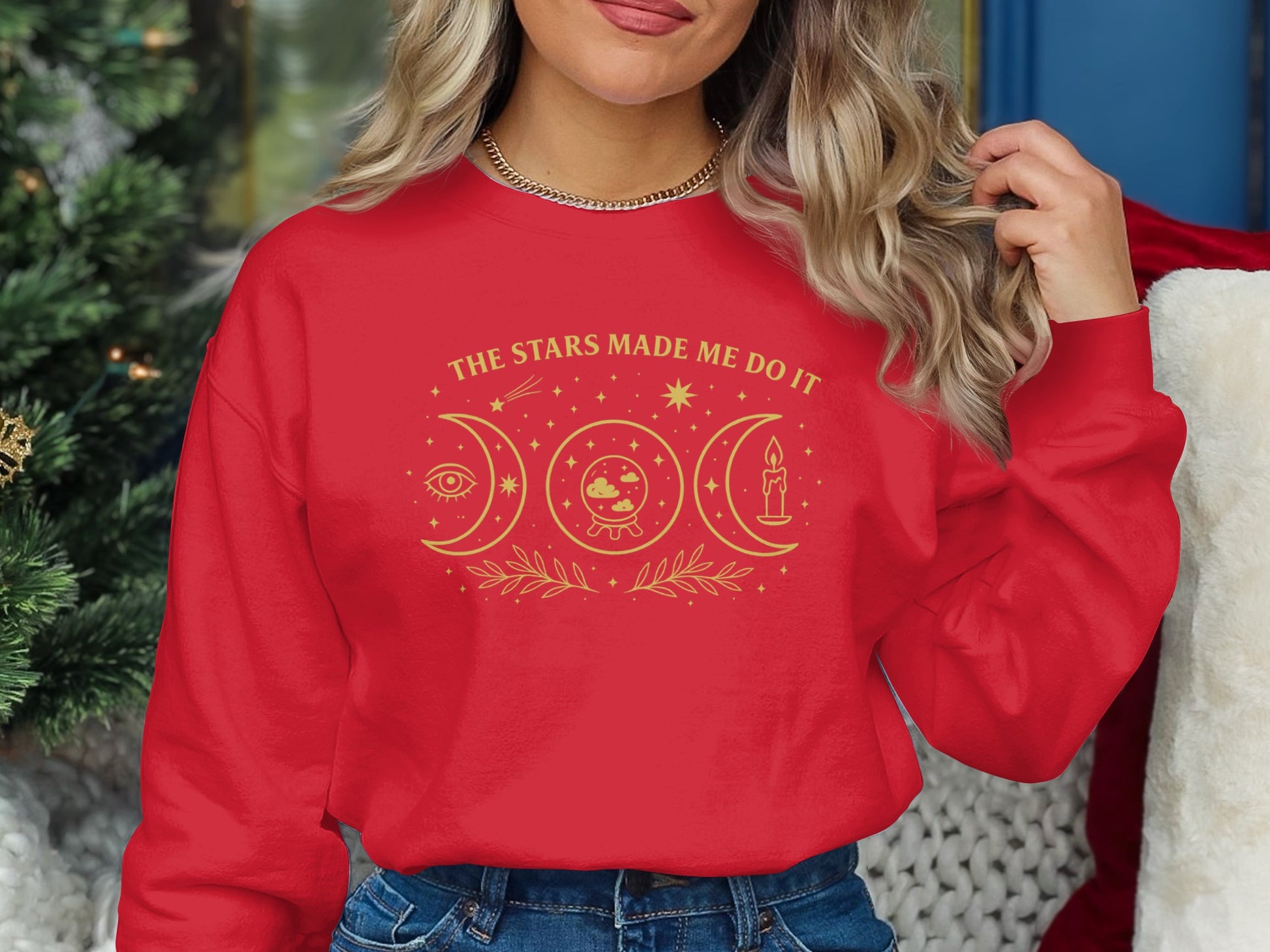 The Stars Made Me Do It Graphic Long Sleeve Shirt product