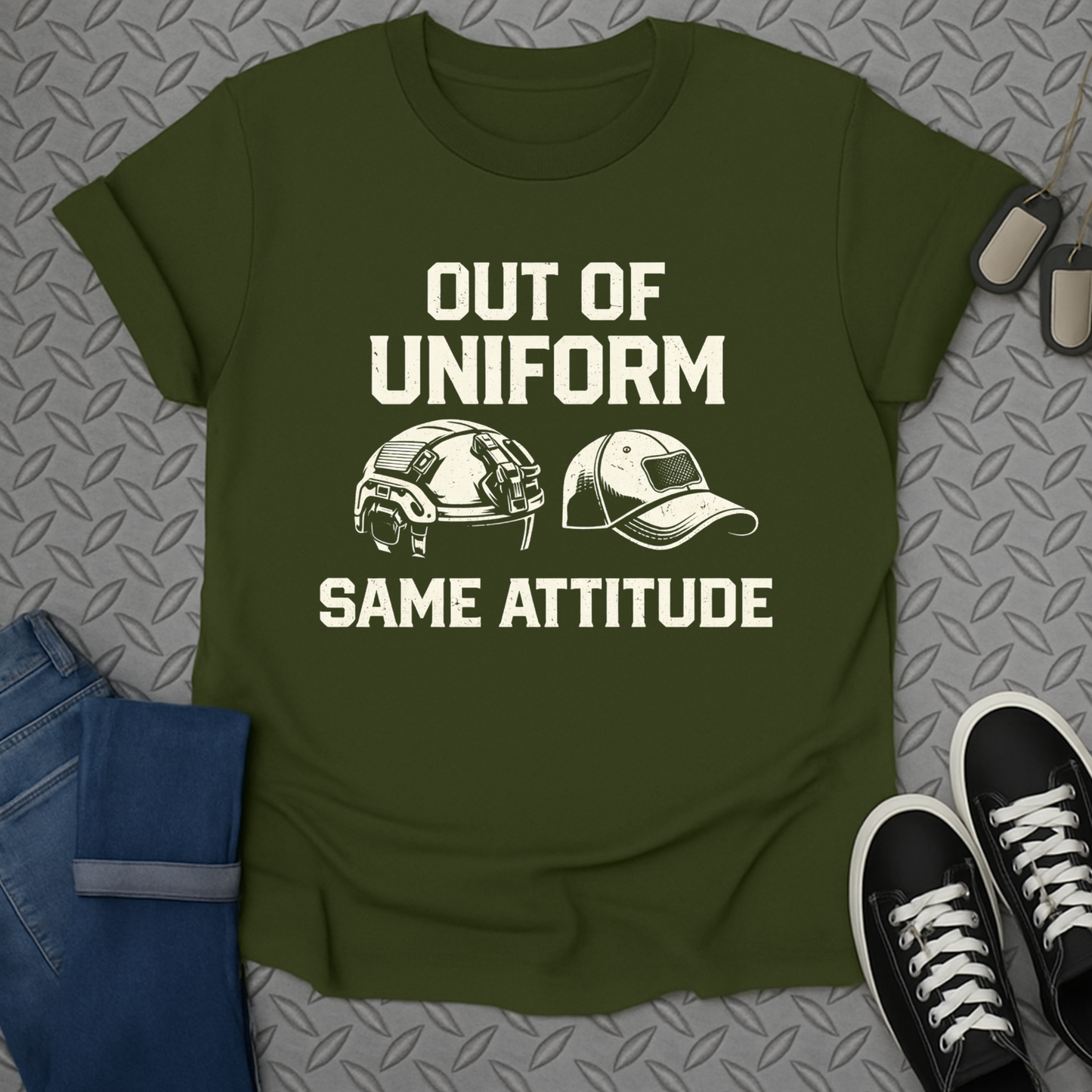 Out of uniform tshirt
