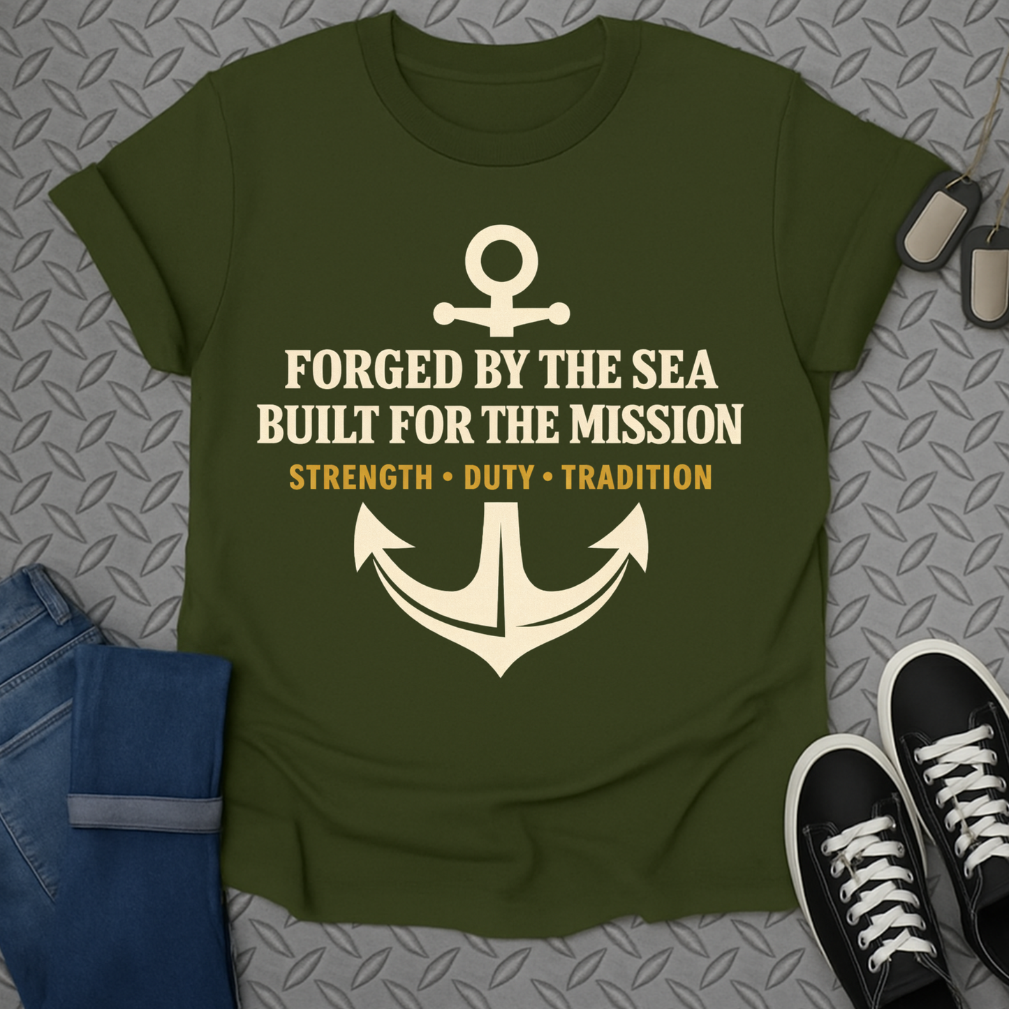 Forged by the sea tshirt
