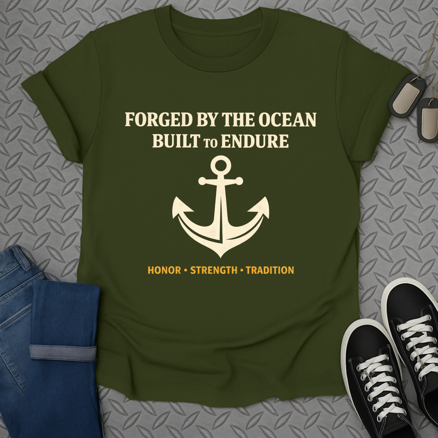 Forged by the ocean tshirt