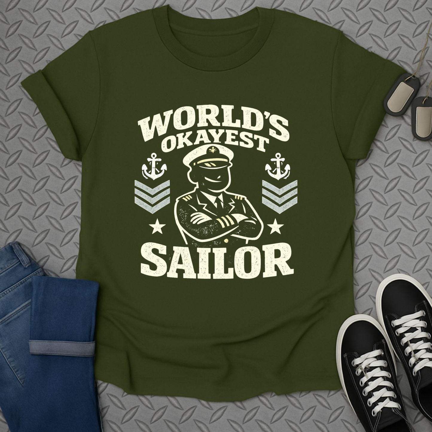World's okayest sailor tshirt