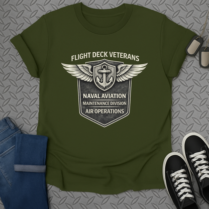 Flight deck veterans tshirt