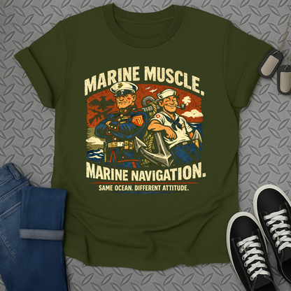 Marine muscle tshirt