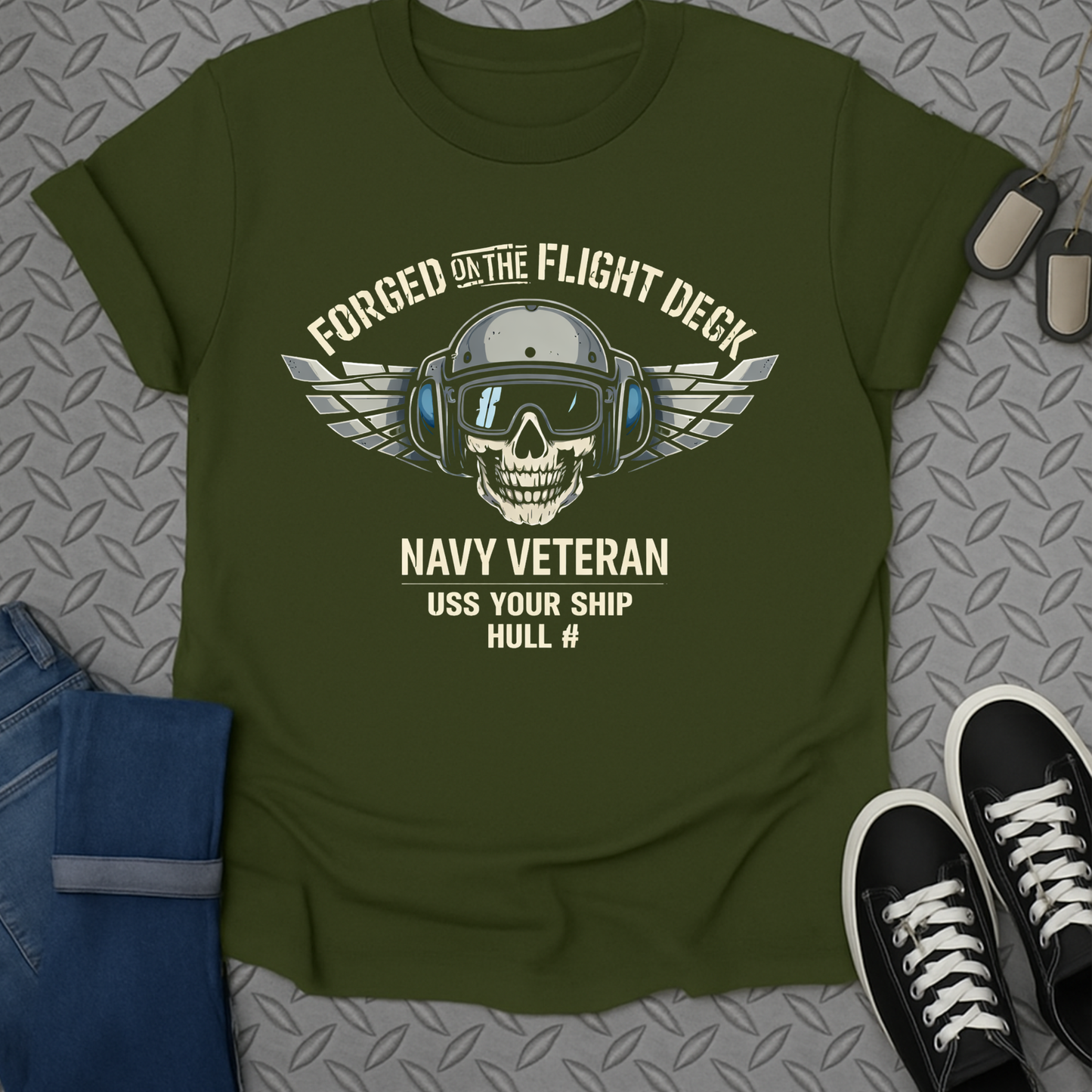 forged on the flight deck tshirt