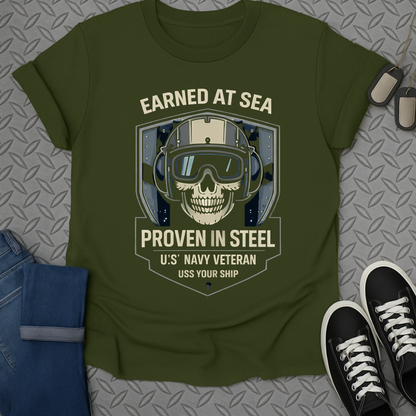 earned at sea tshirt