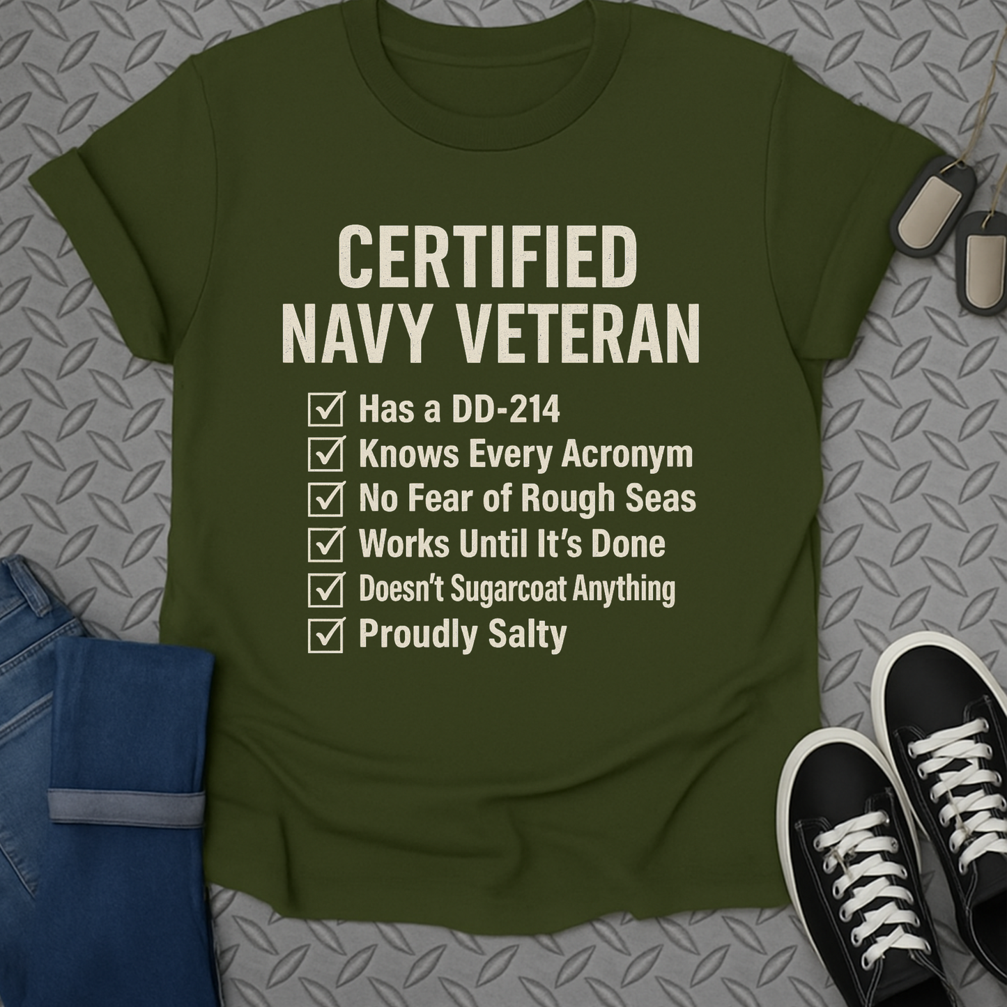 certified navy veteran tshirt
