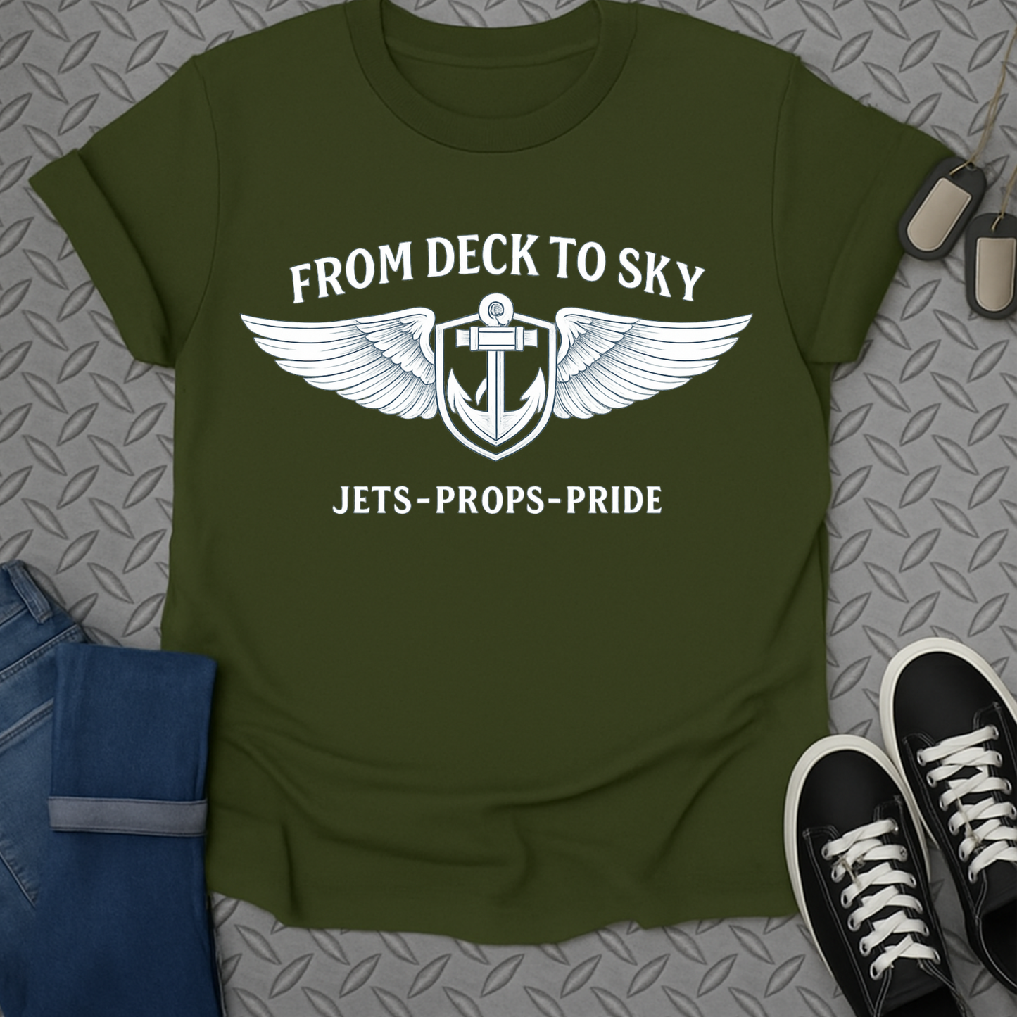 from deck to sky tshirt