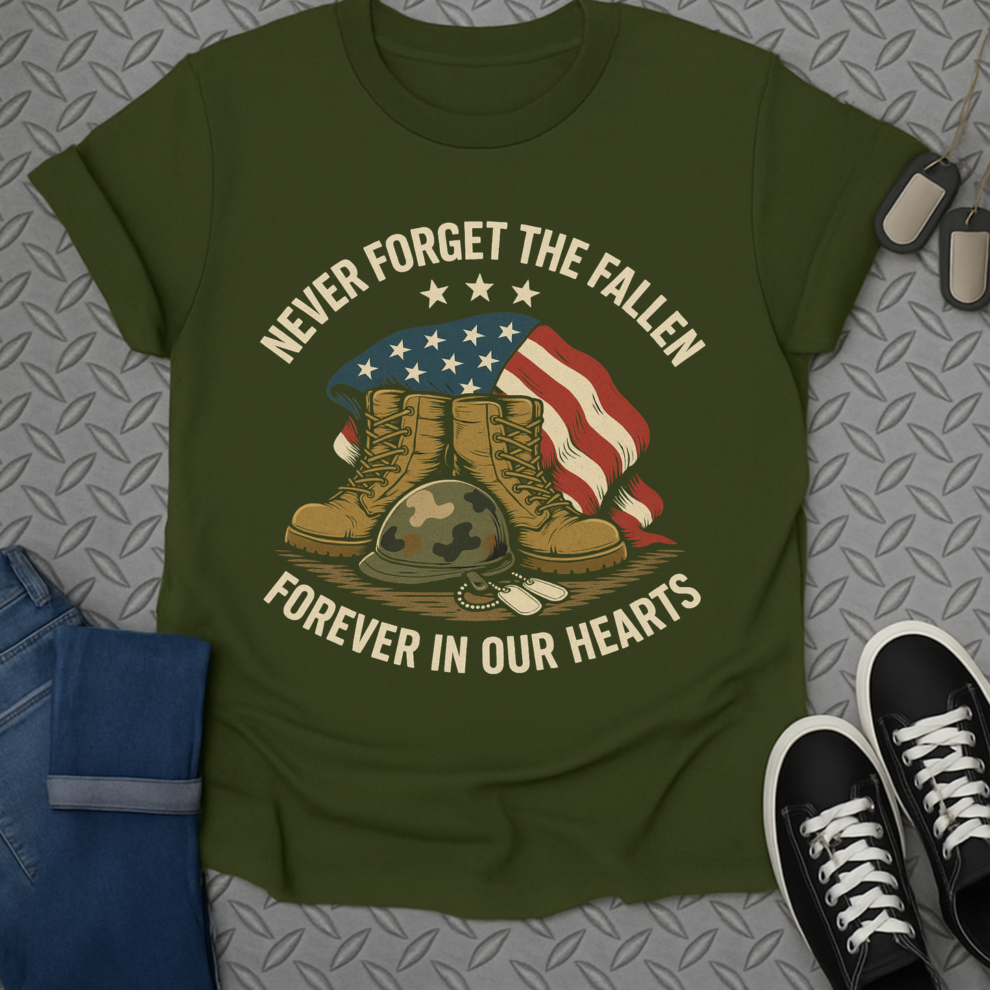 never forget the fallen tshirts