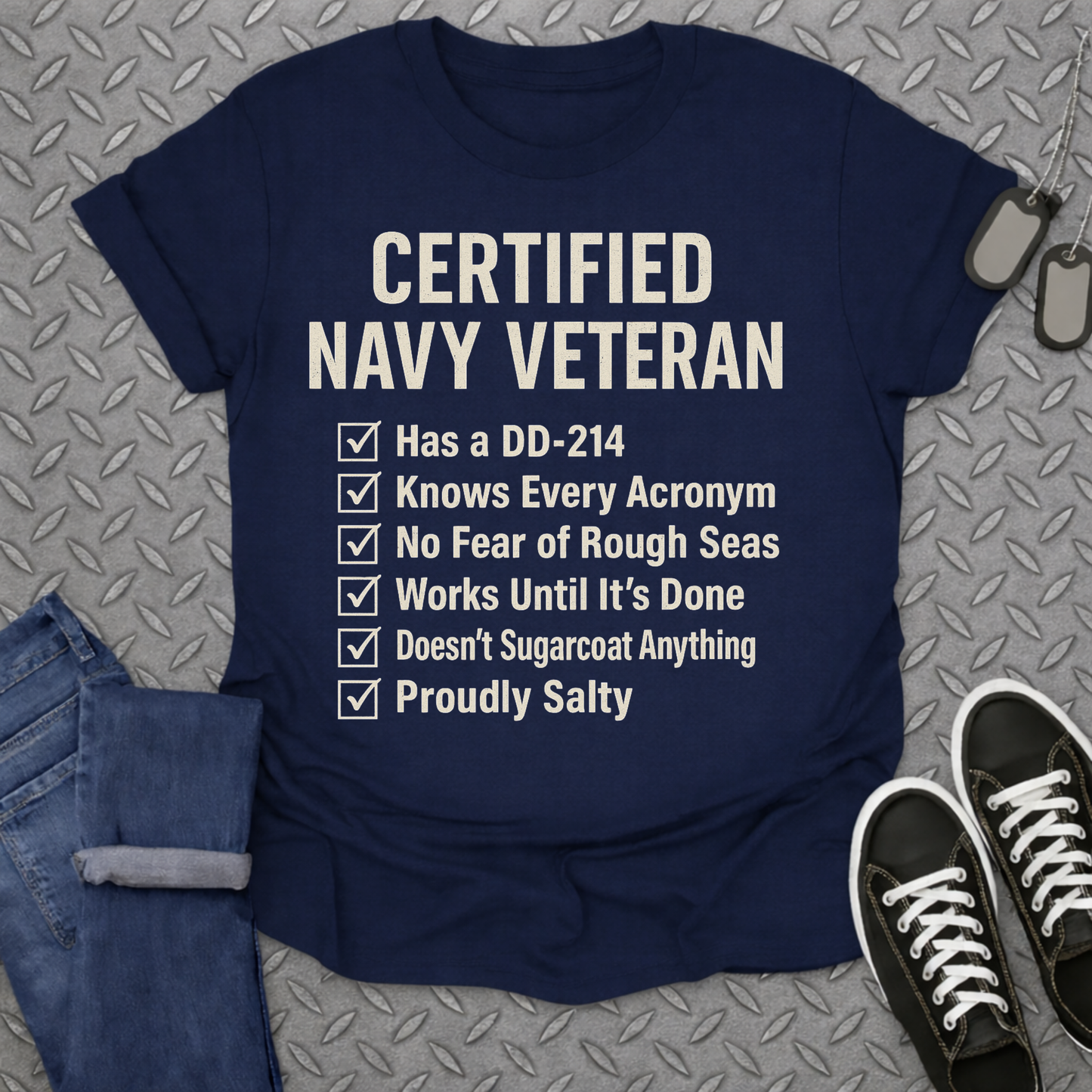 certified navy veteran tshirt