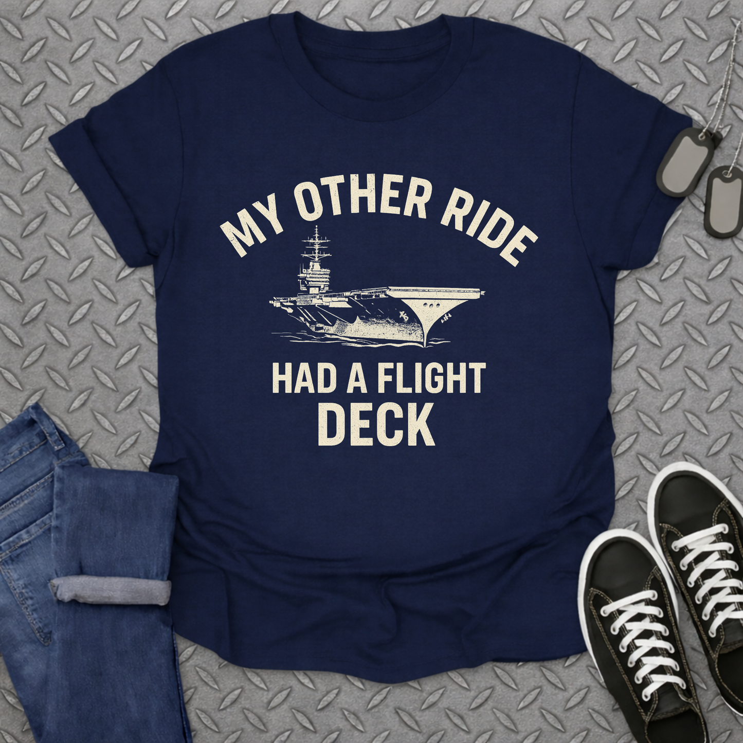 my other ride had a flight deck tshirt