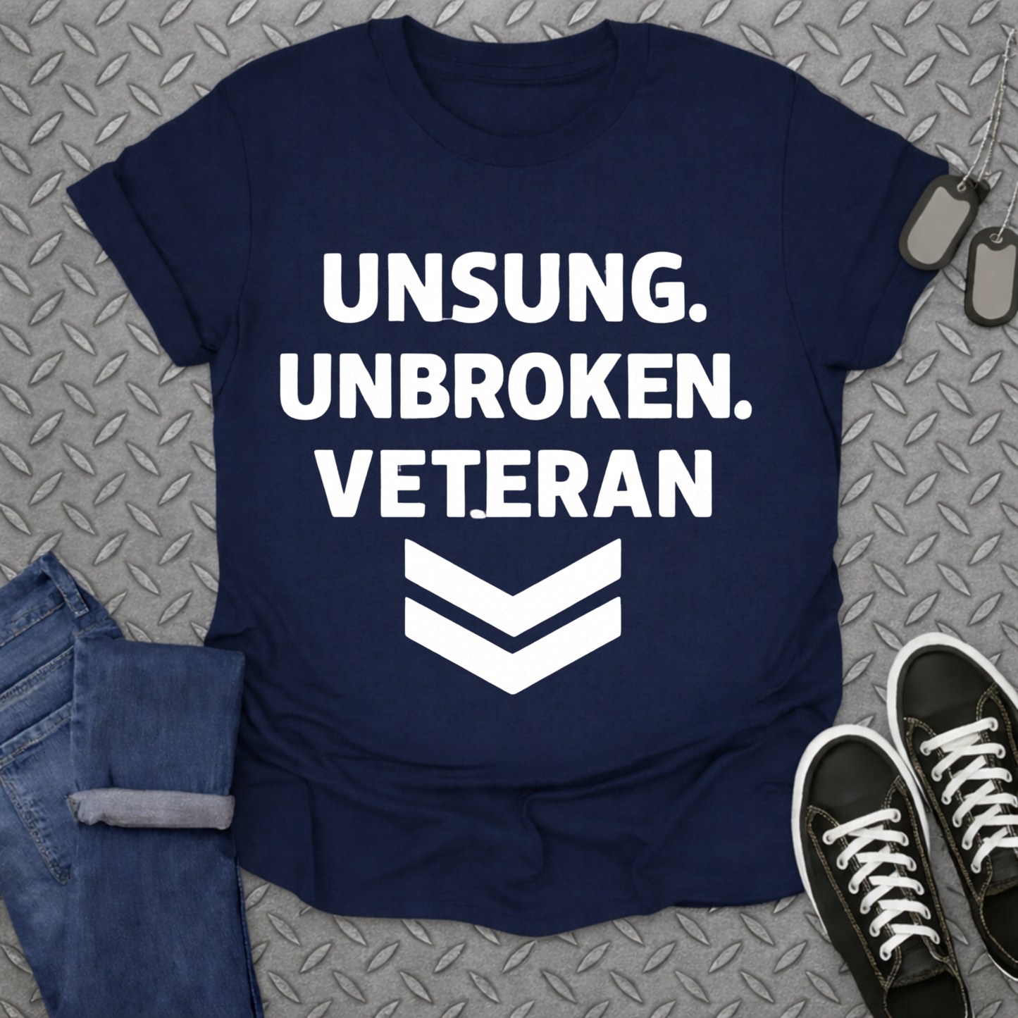unsung unbroken veteran tshirt