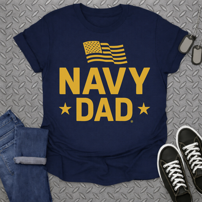 navy dad tshirt