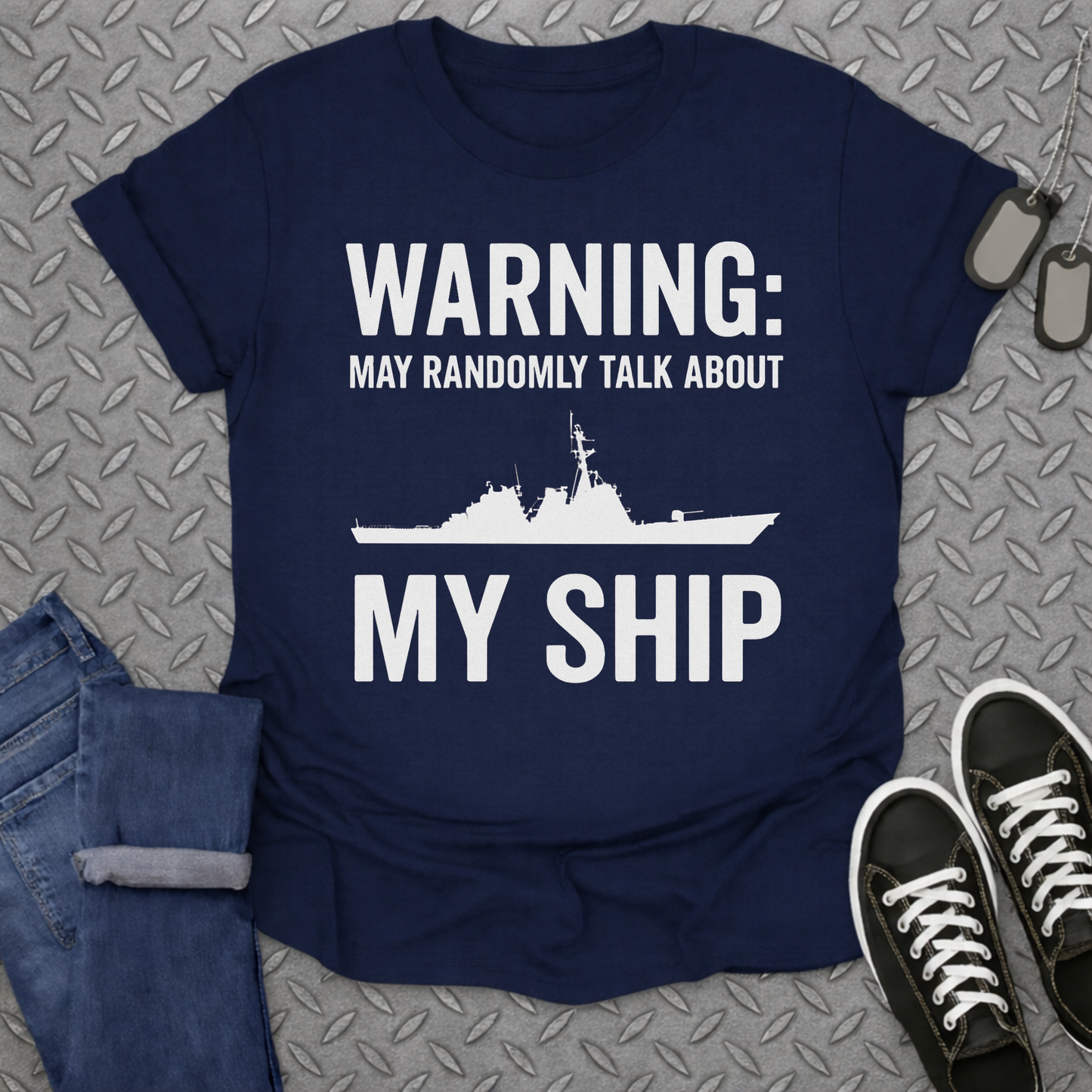 warning may randomly talk about my ship tshirt
