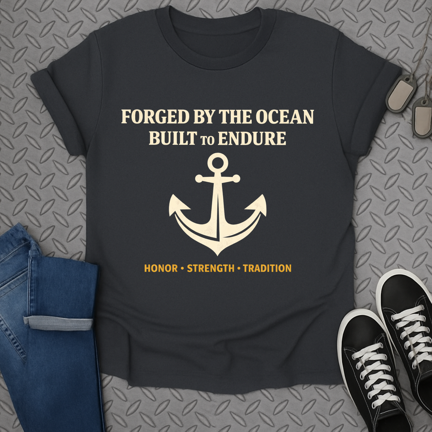 Forged by the ocean tshirt