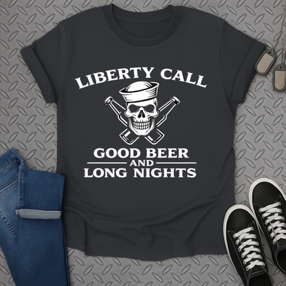 Liberty call good beer tshirt